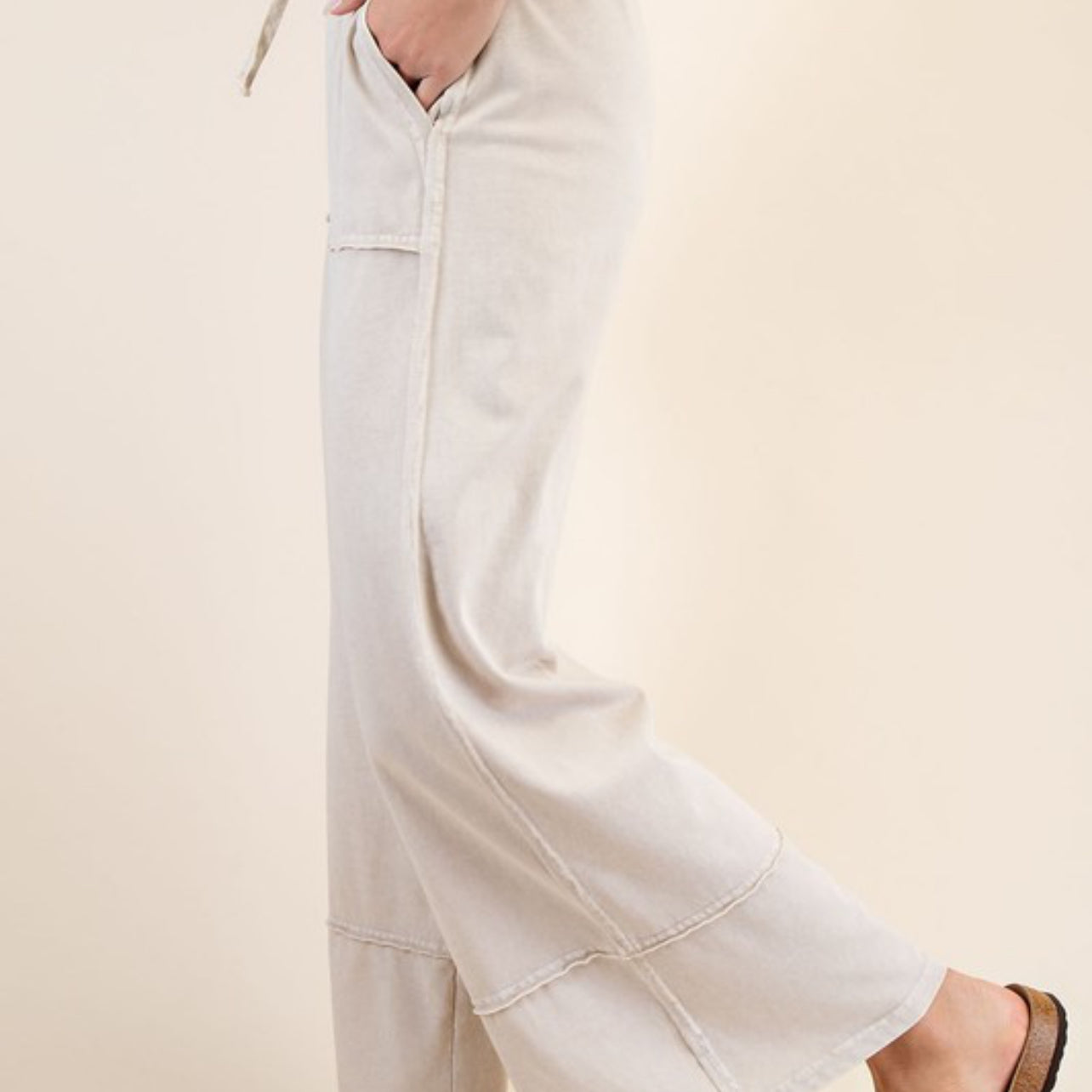Rae Mode Taupe Wide Leg Pant