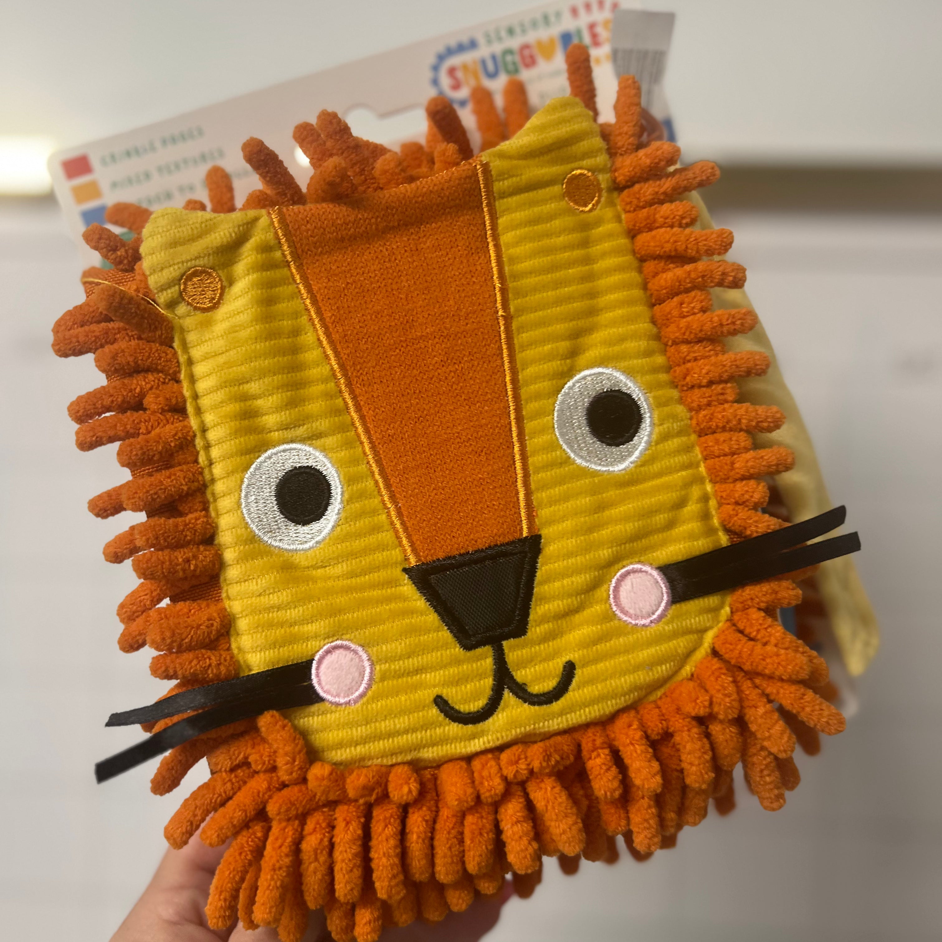 Scholastic Sensory Snuggables- Hand Puppet Soft Book