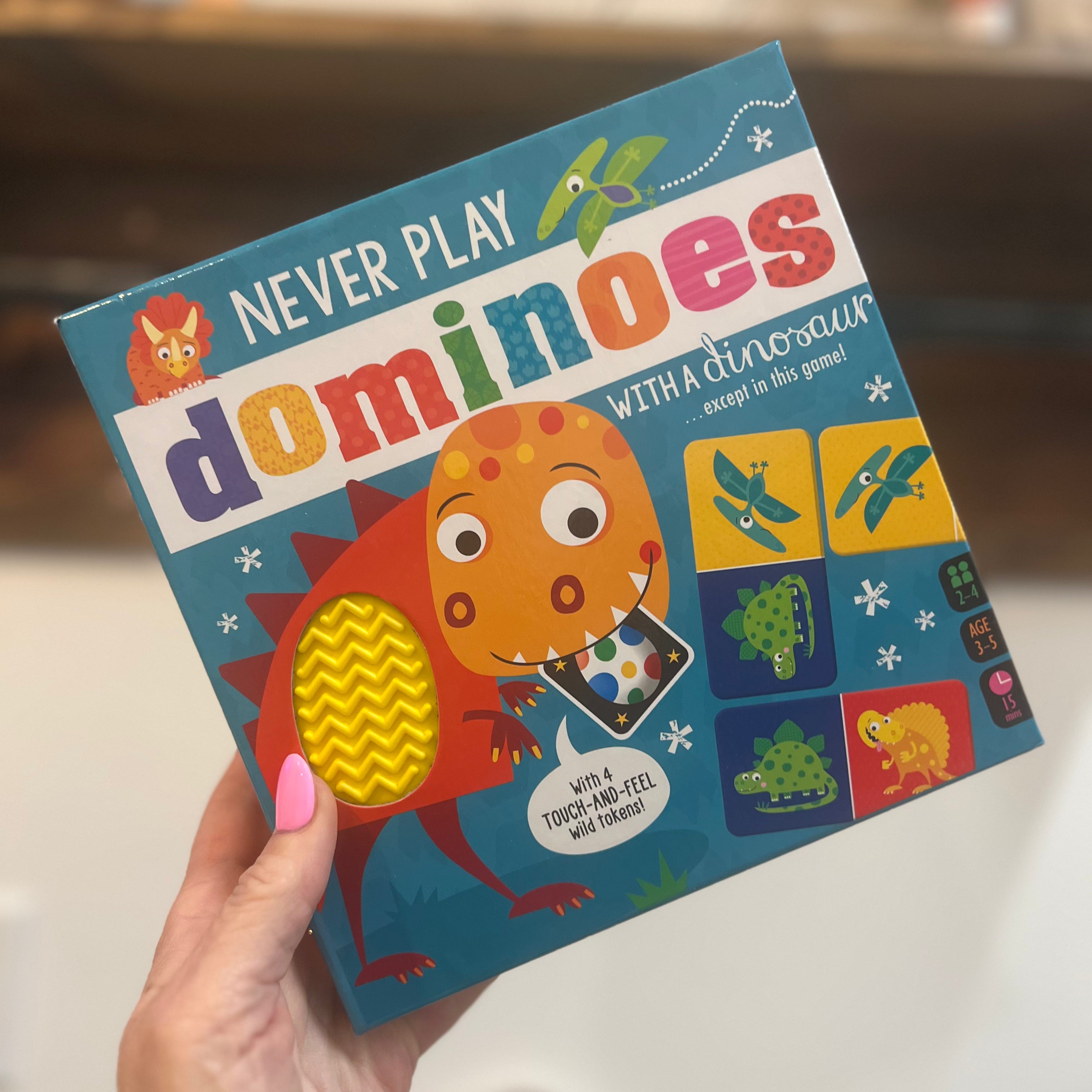 Scholastic Never Play Dominoes with a Dinosaur