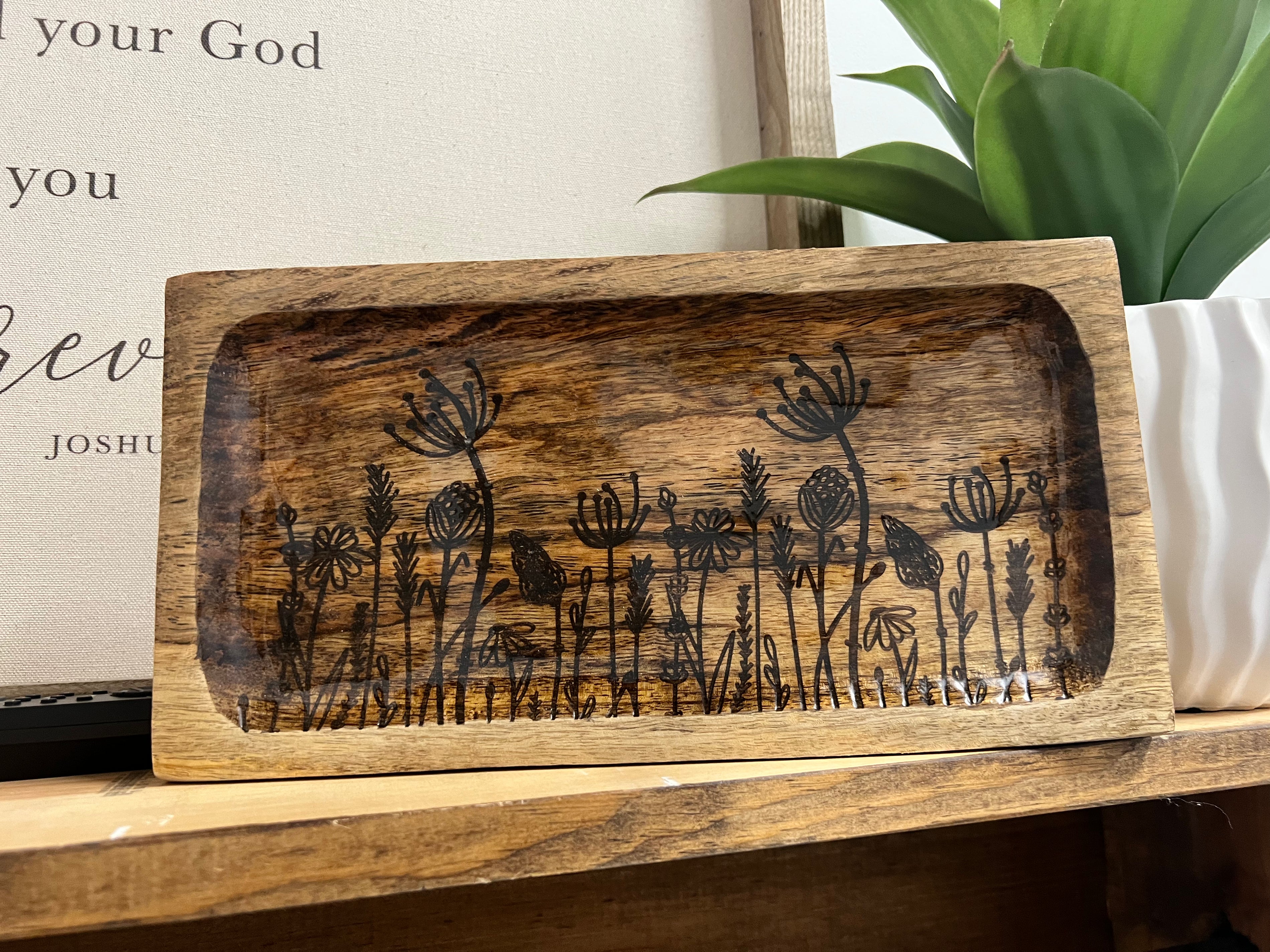 Mango Floral Tray