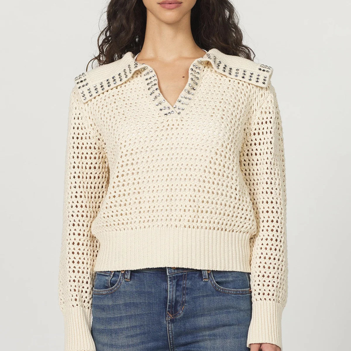 Another Love Emeline Cream Sweater
