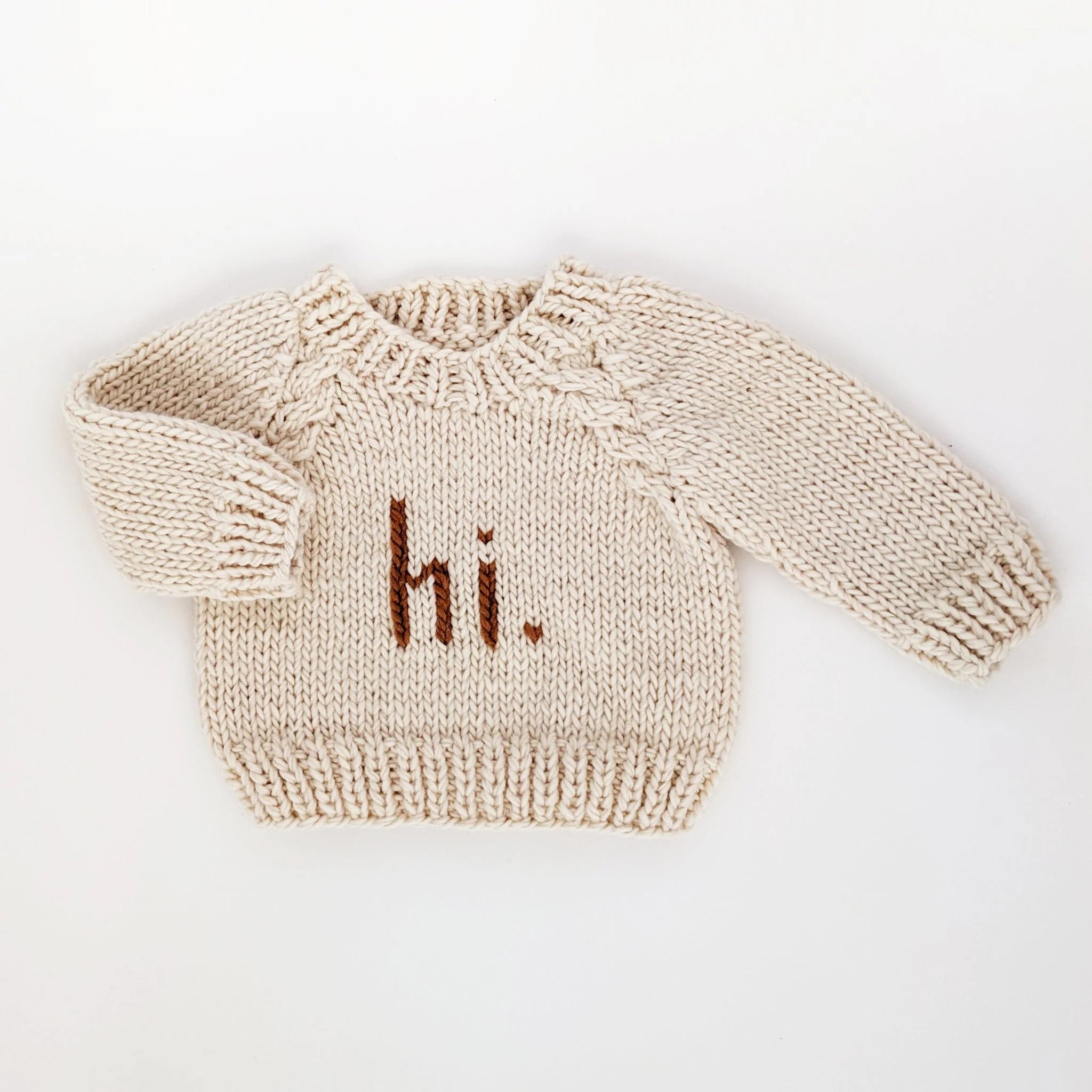 hi. Baby Crew Neck Sweater