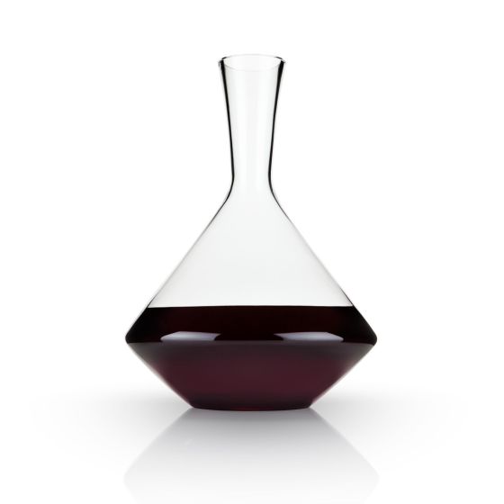 Viski Angled Crystal Wine Decanter
