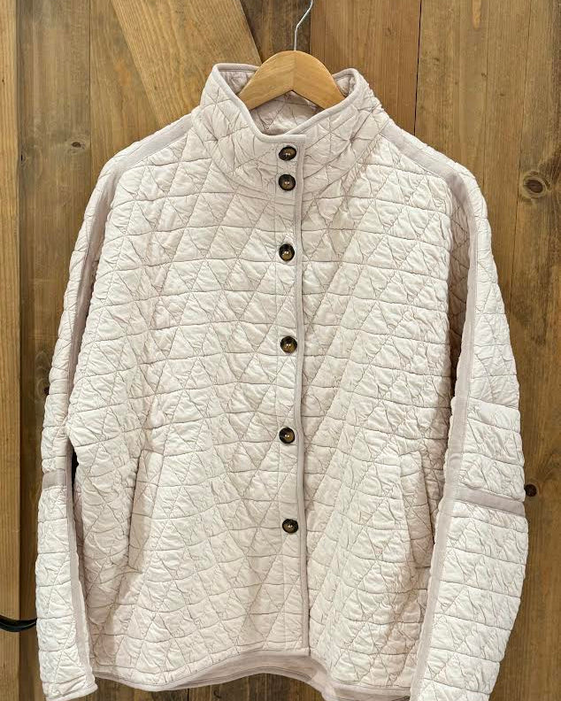 La Miel Soft Quilted Loose Fit Jacket