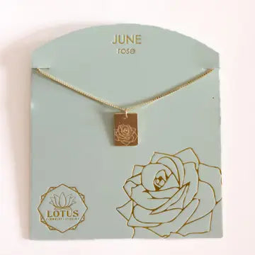 Birthflower Necklaces