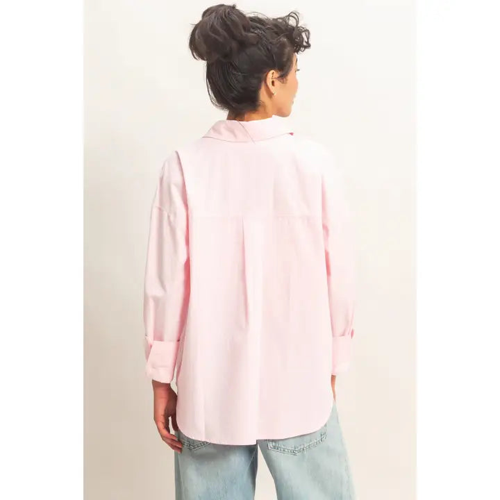 Button Up Poplin Shirt