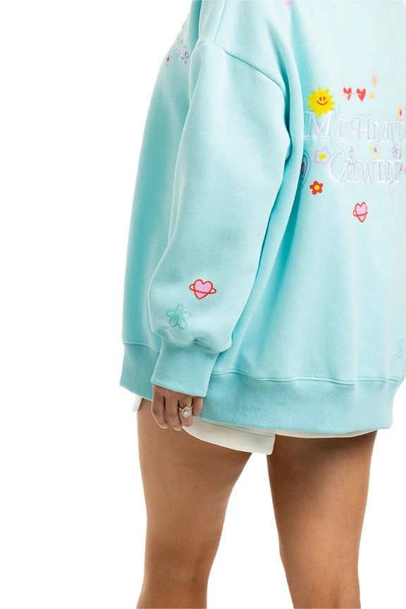 Make Heaven Crowded Wholesale Mockneck Pullover
