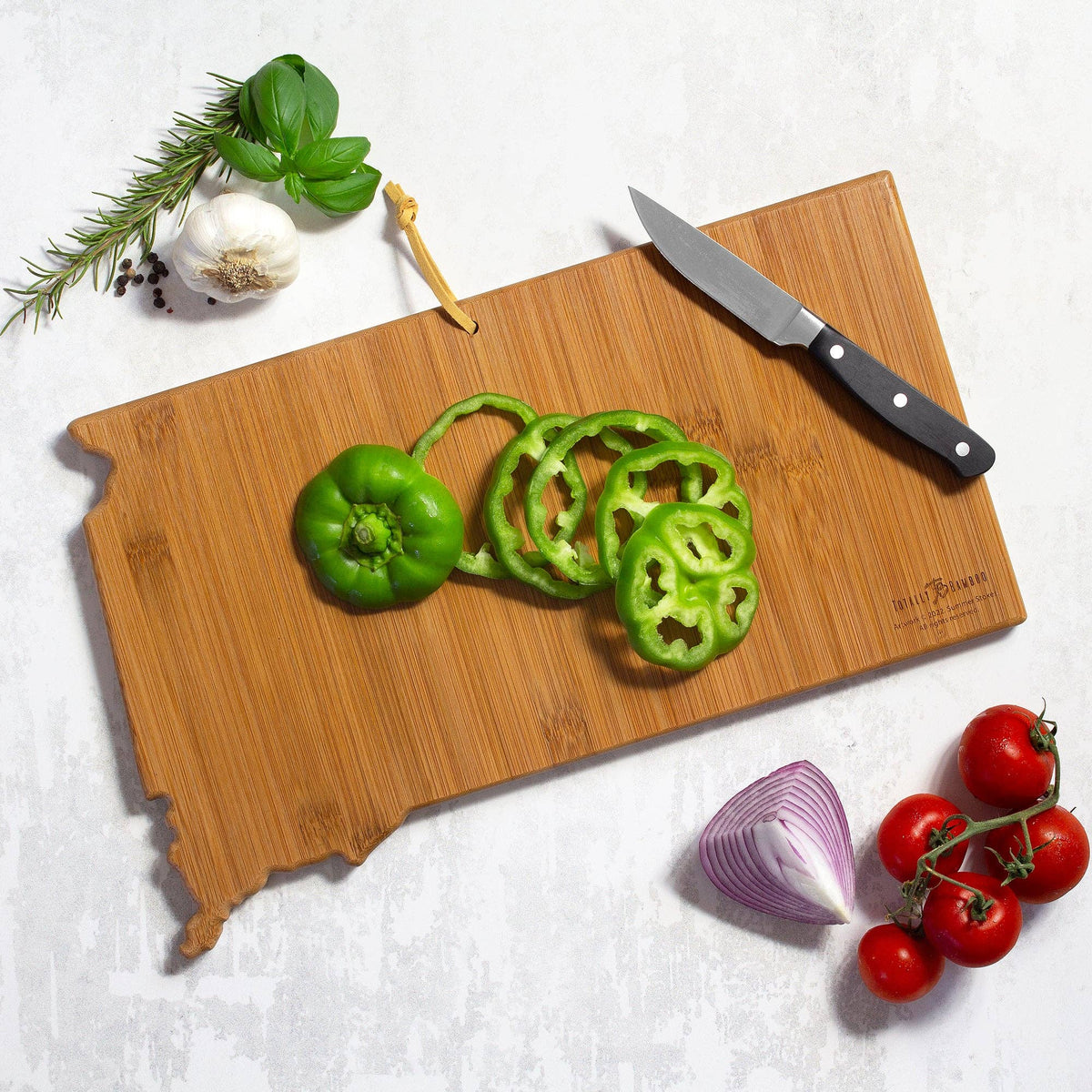 South Dakota Cutting Board with Artwork by Summer Stokes