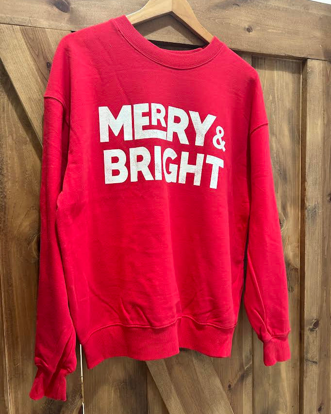 Tres Bien 'Merry & Bright' Crewneck
