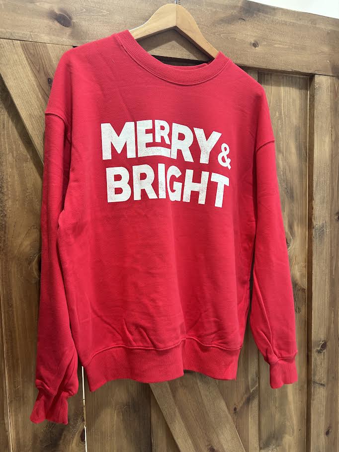 Tres Bien 'Merry & Bright' Crewneck