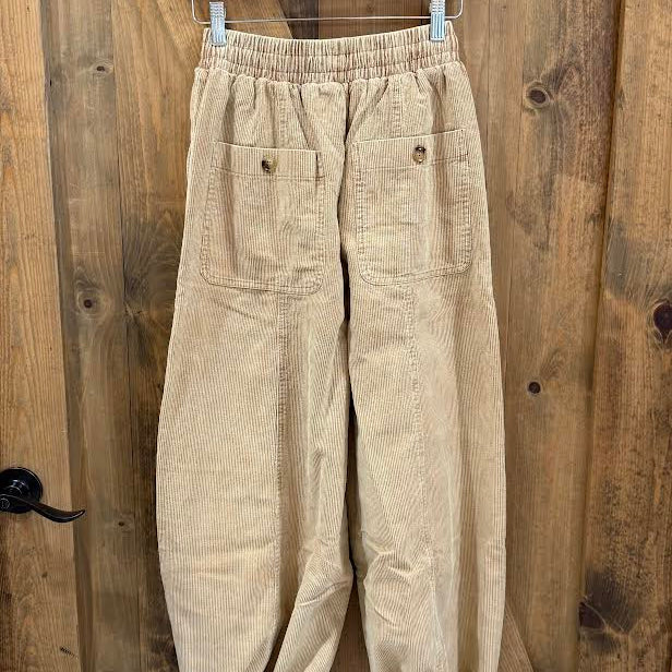 NoaBoa Drawstring Corduroy Cargo Pant