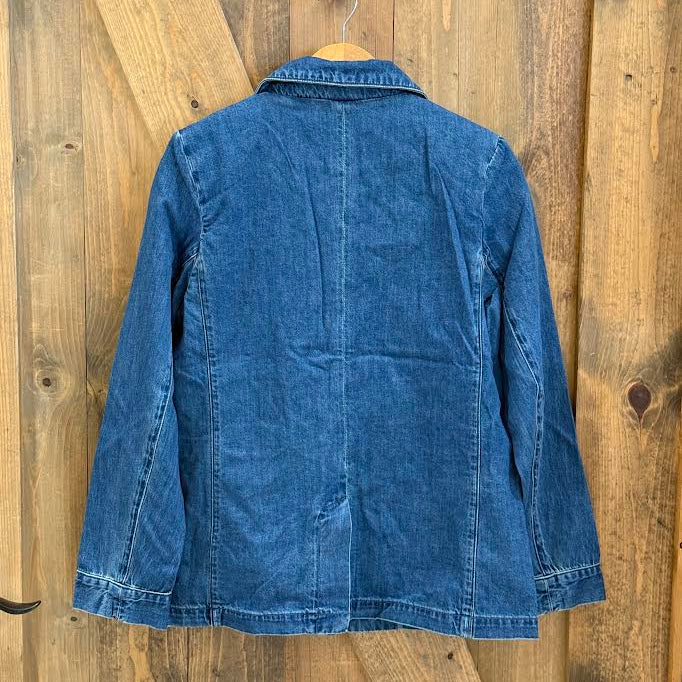 Hem & Thread Denim Blazer Jacket