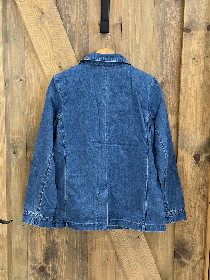 Hem & Thread Denim Blazer Jacket