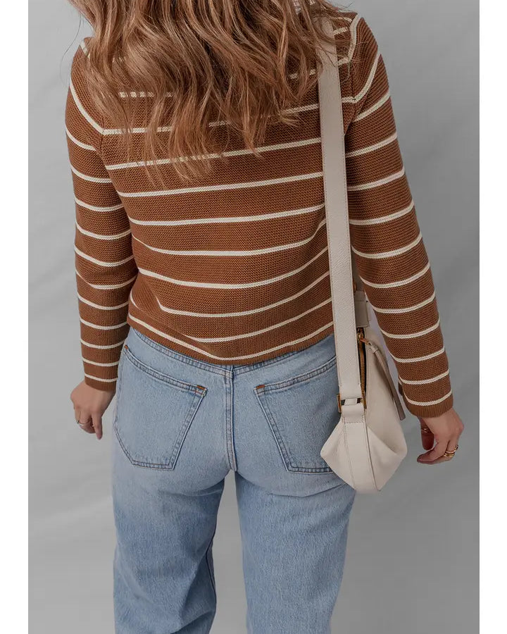 Ldc Tie Front Knit Cardigan Sweater