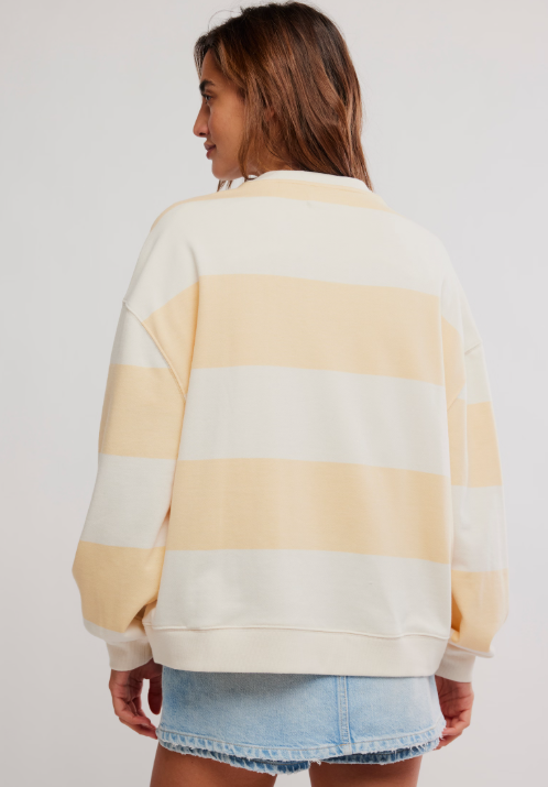 Free People Classic Stripe Crew