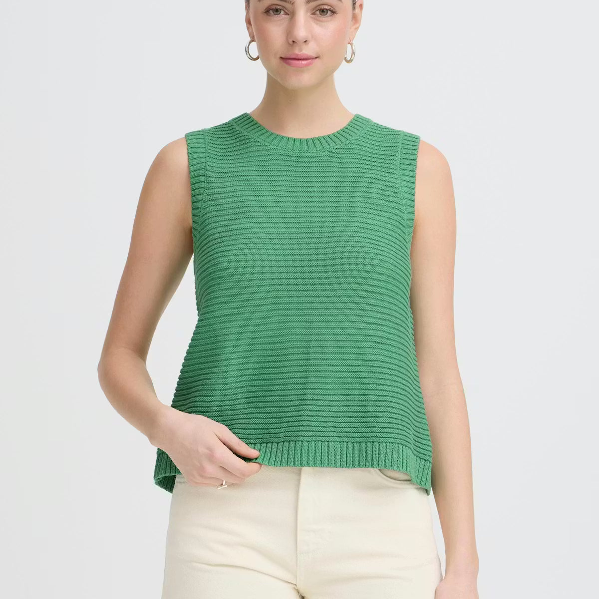 ICHI Sleeveless Knit Vest