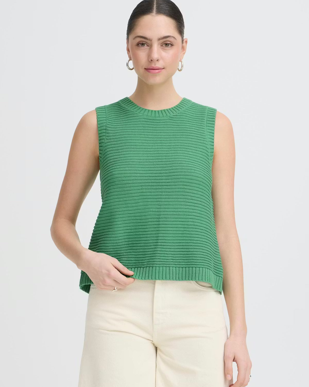 ICHI Sleeveless Knit Vest