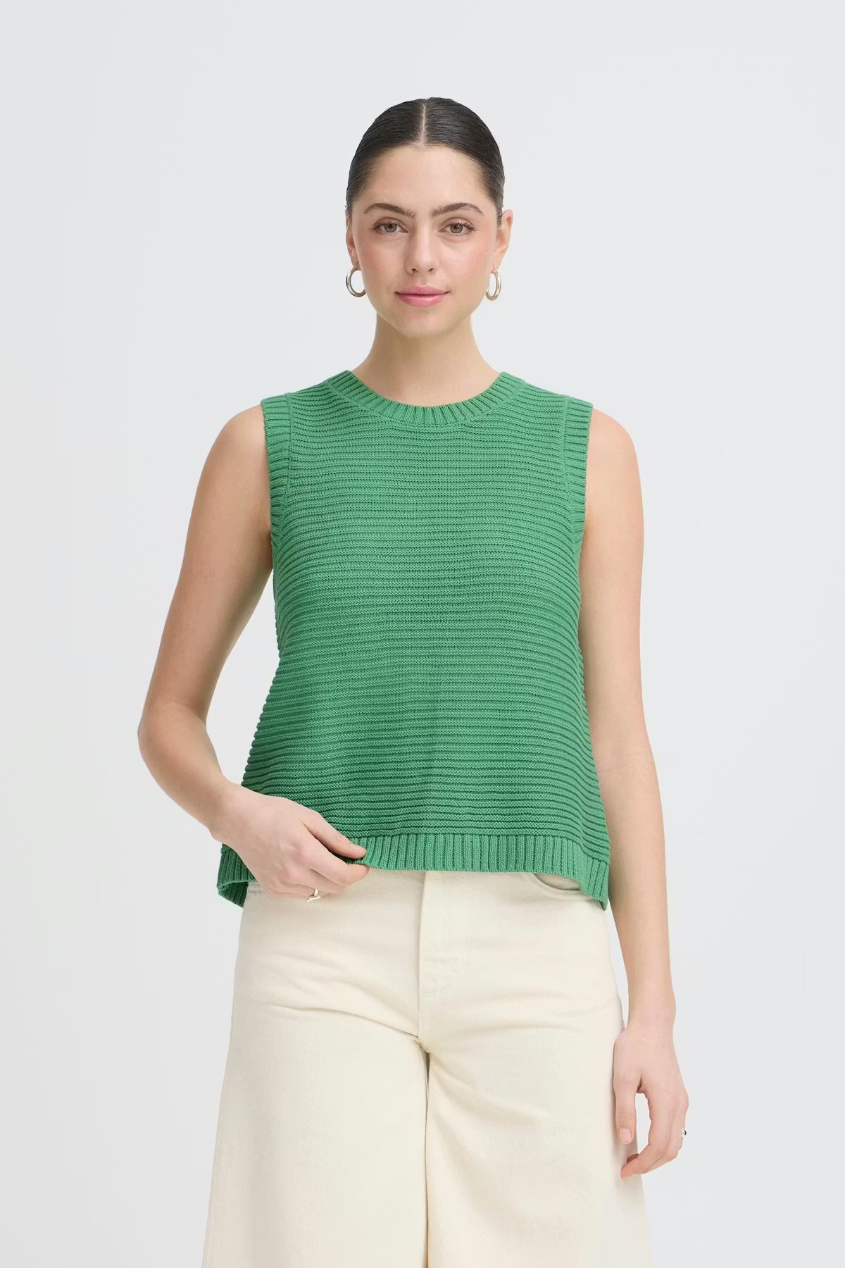 ICHI Sleeveless Knit Vest