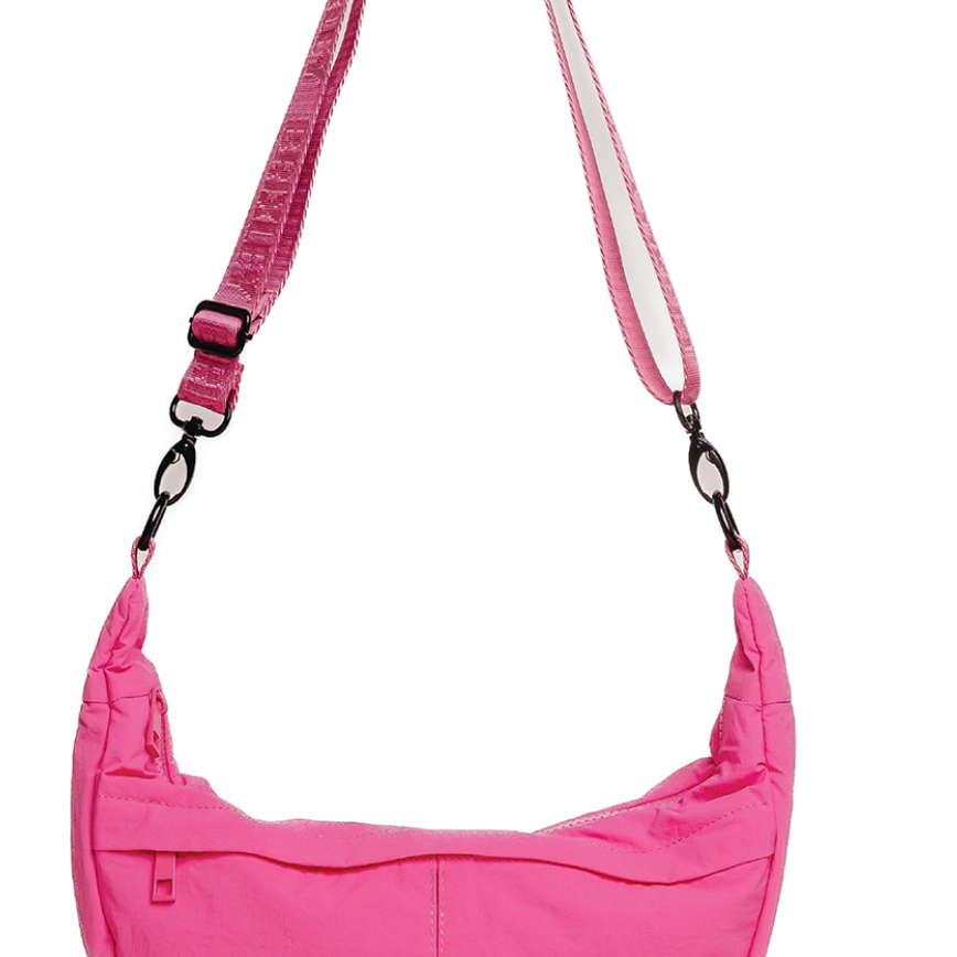 Bubblegum Crescent Bag