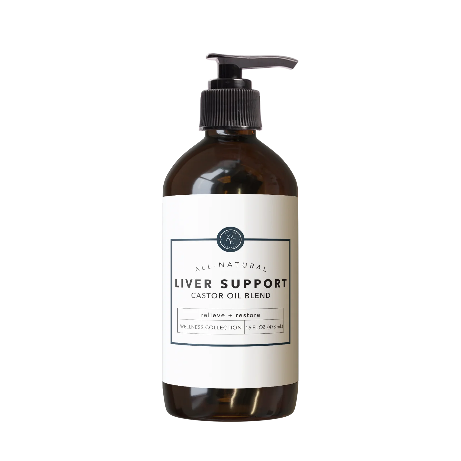 Rowe Casa Castor Oil Liver Support 16oz.
