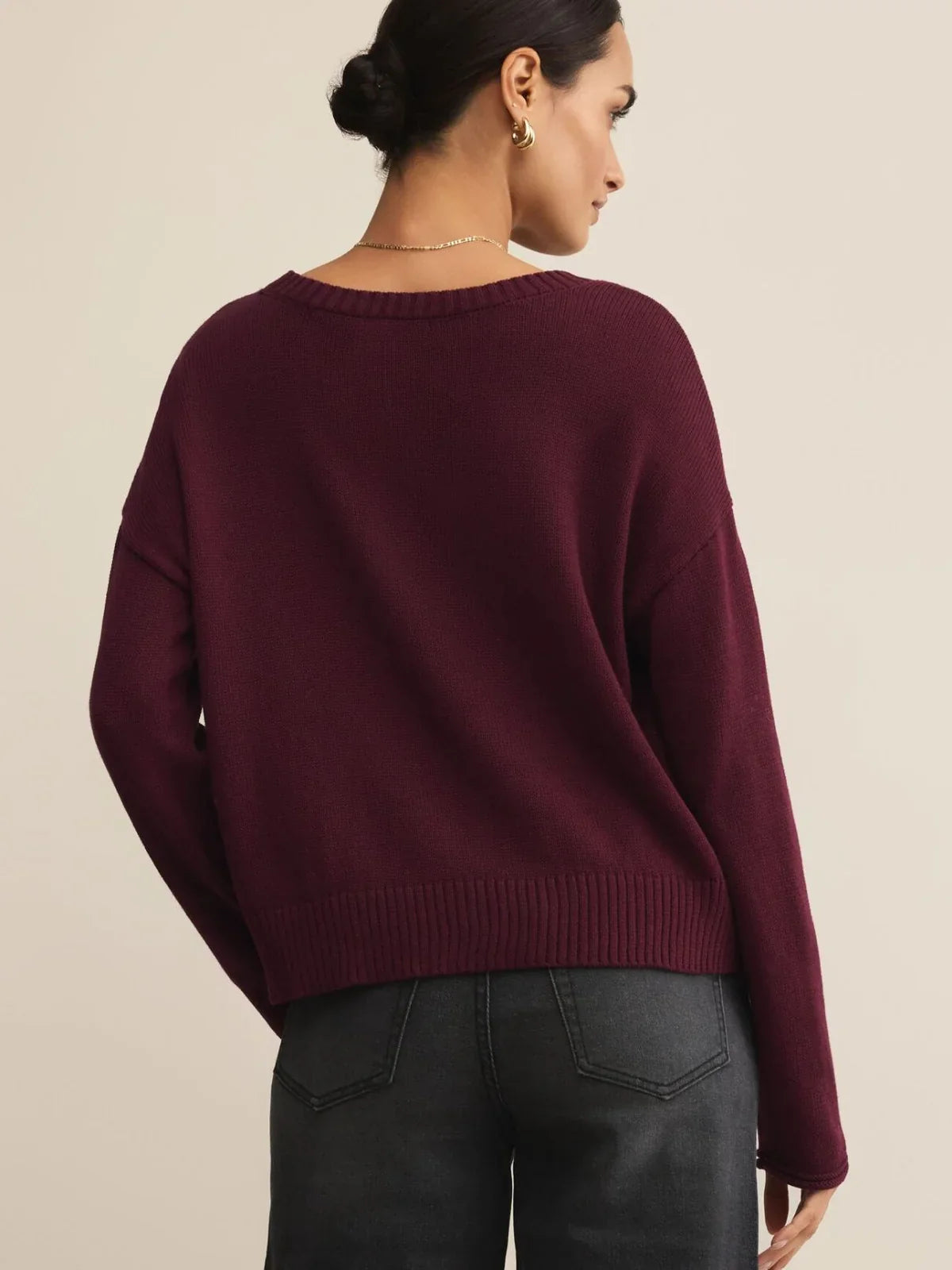 Z Supply Merlot Sienna Merry Sweater
