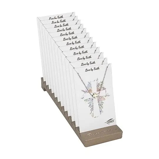 Alexa’s Angels Children’s Sideways Cross Necklace – Adjustable 15-16"