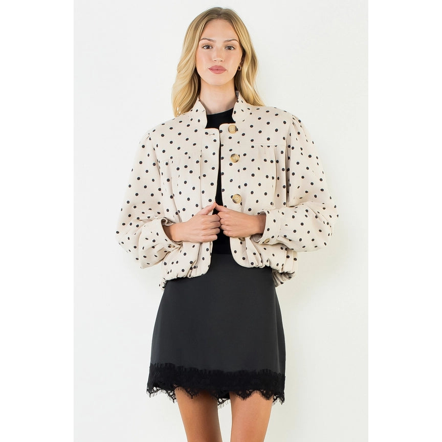 THML Polka Dot Jacket with Side Pocket