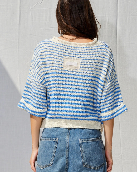 Lightweight Striped Slouchy Sweater