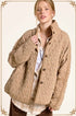 beige quilted jacket