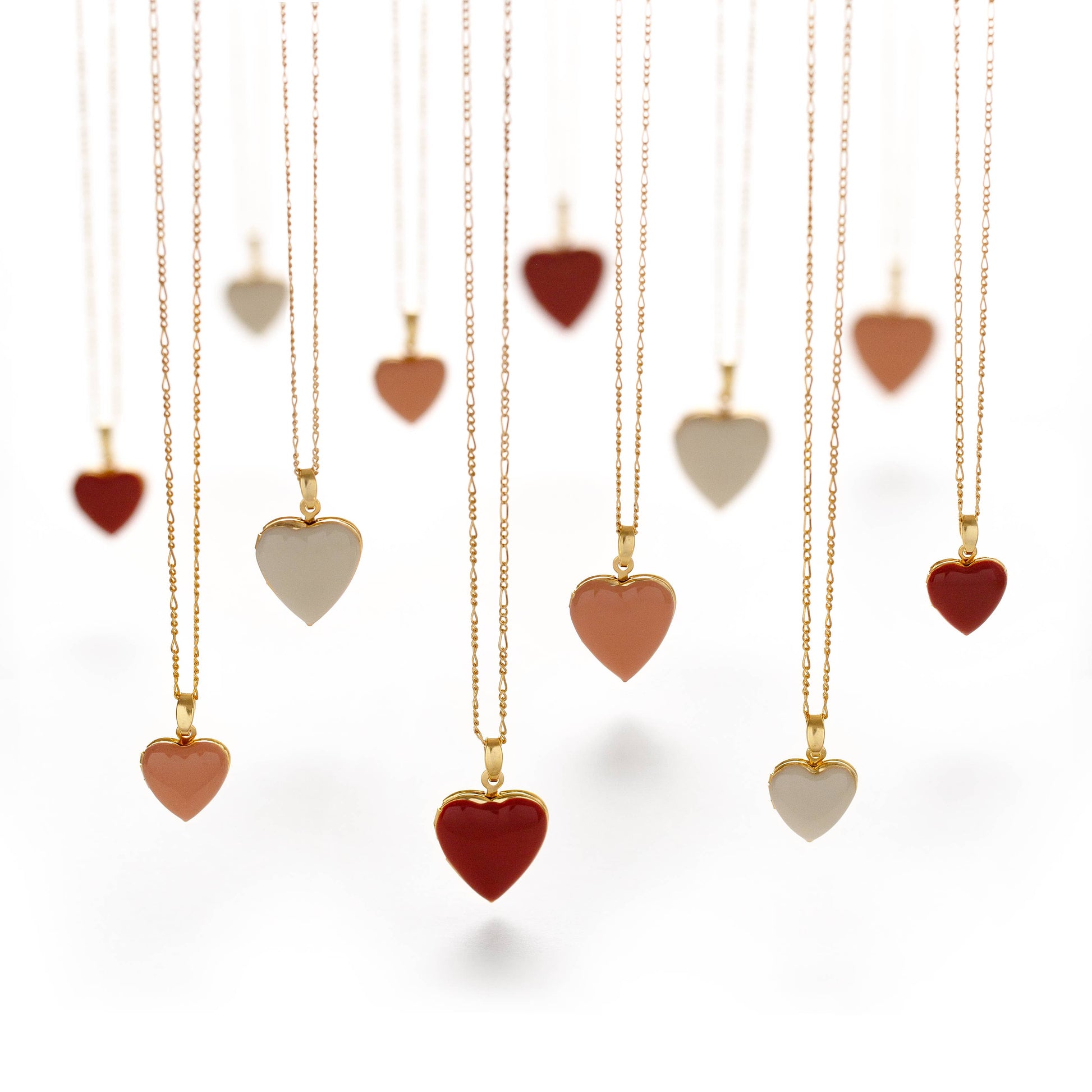 Small Heart Enamel Locket