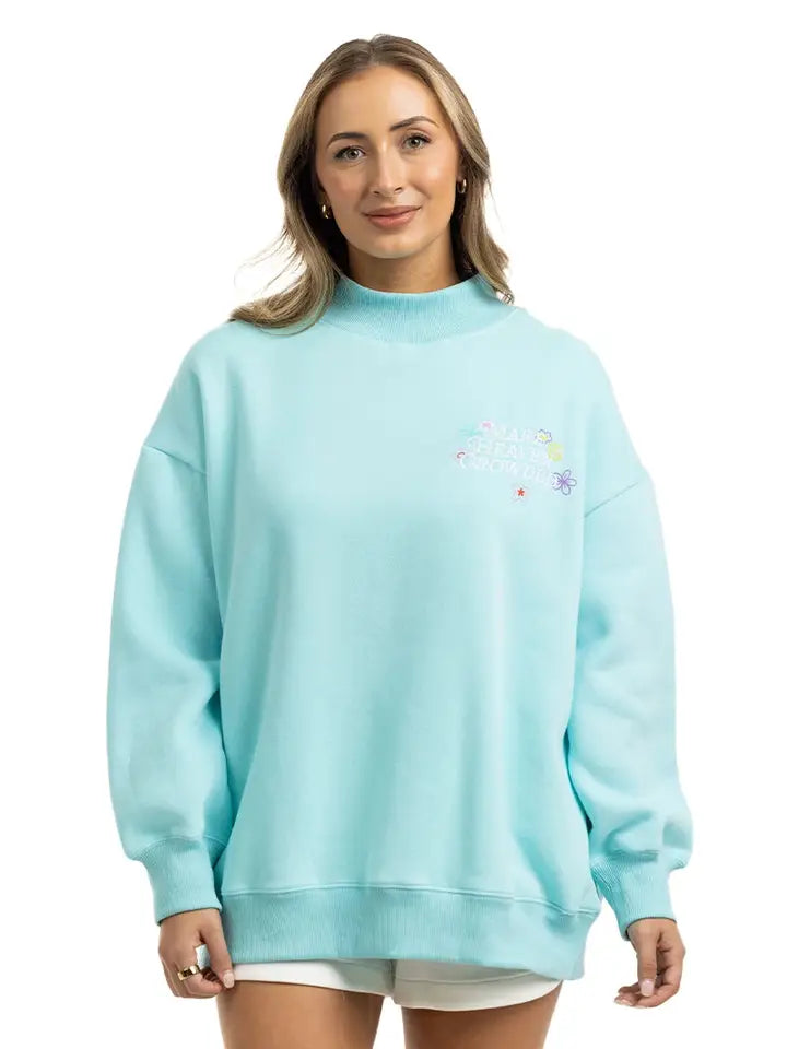 Make Heaven Crowded Wholesale Mockneck Pullover