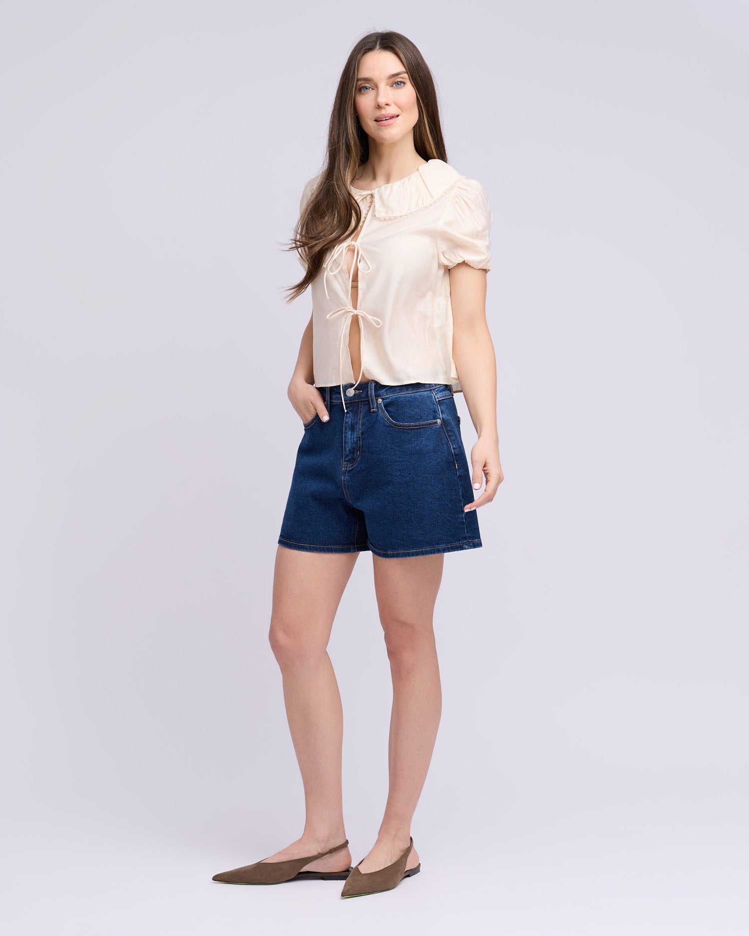 Nicole High-Rise 4" Denim Shorts – Yoga Jeans® Comfort