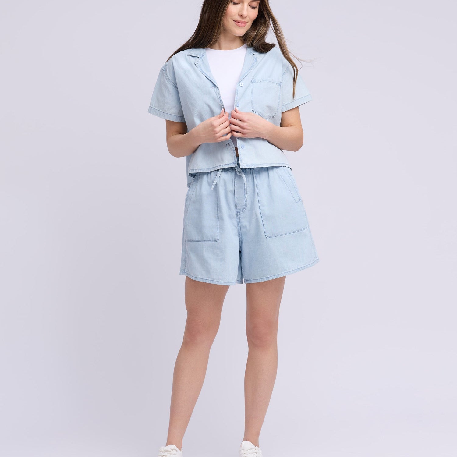 LUCILLE Yoga Jean Shorts