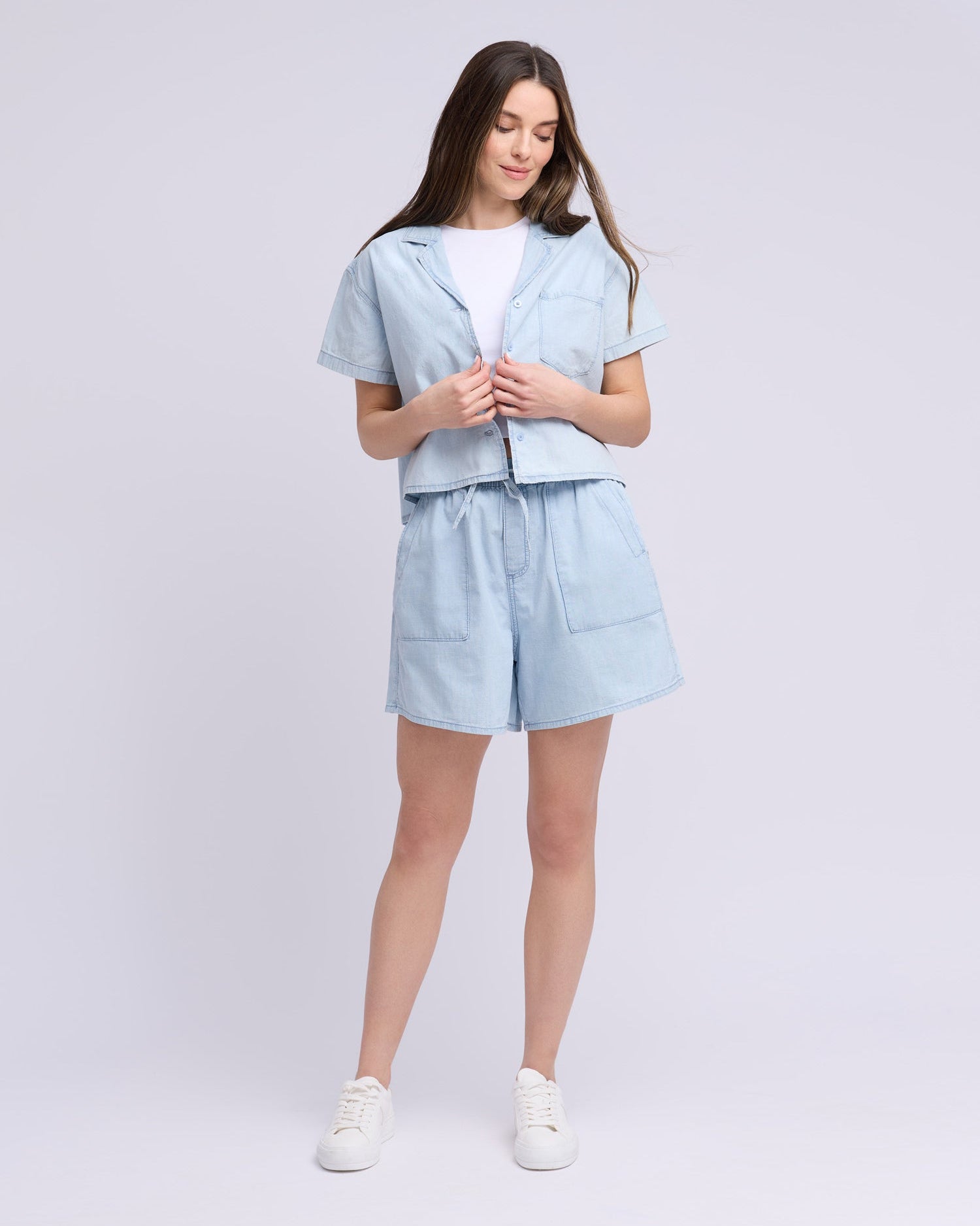 LUCILLE Yoga Jean Shorts