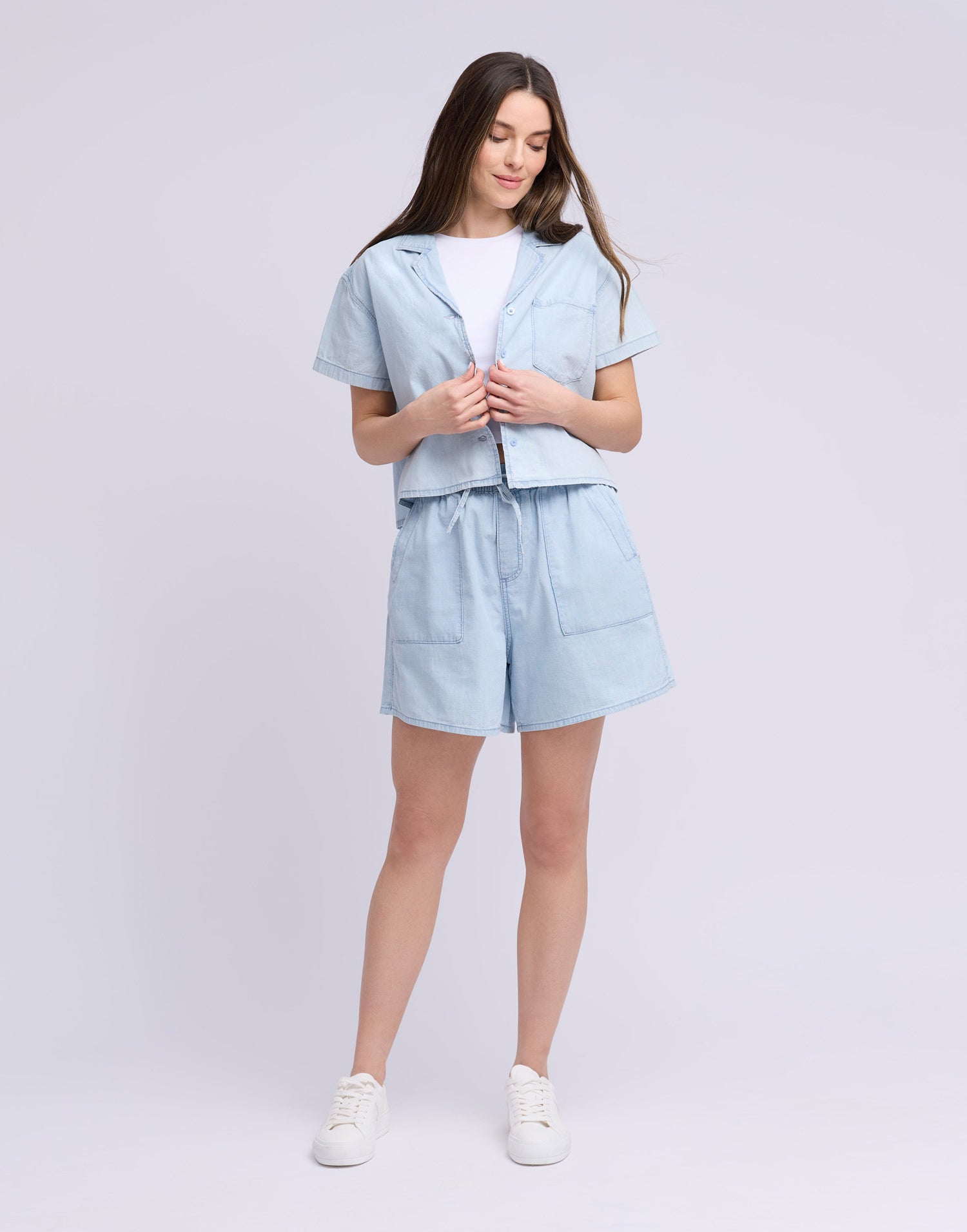 LUCILLE Yoga Jean Shorts