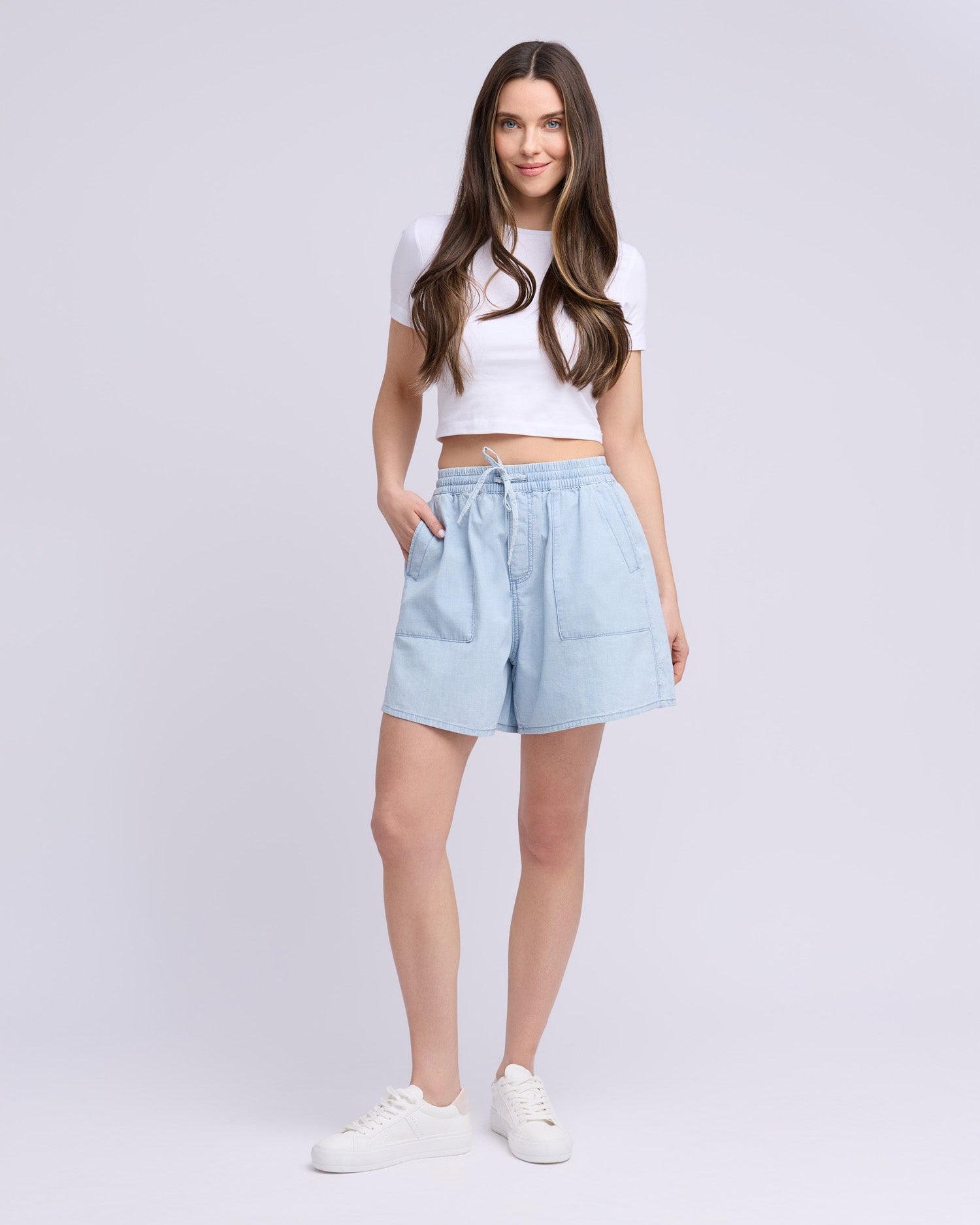 LUCILLE Yoga Jean Shorts