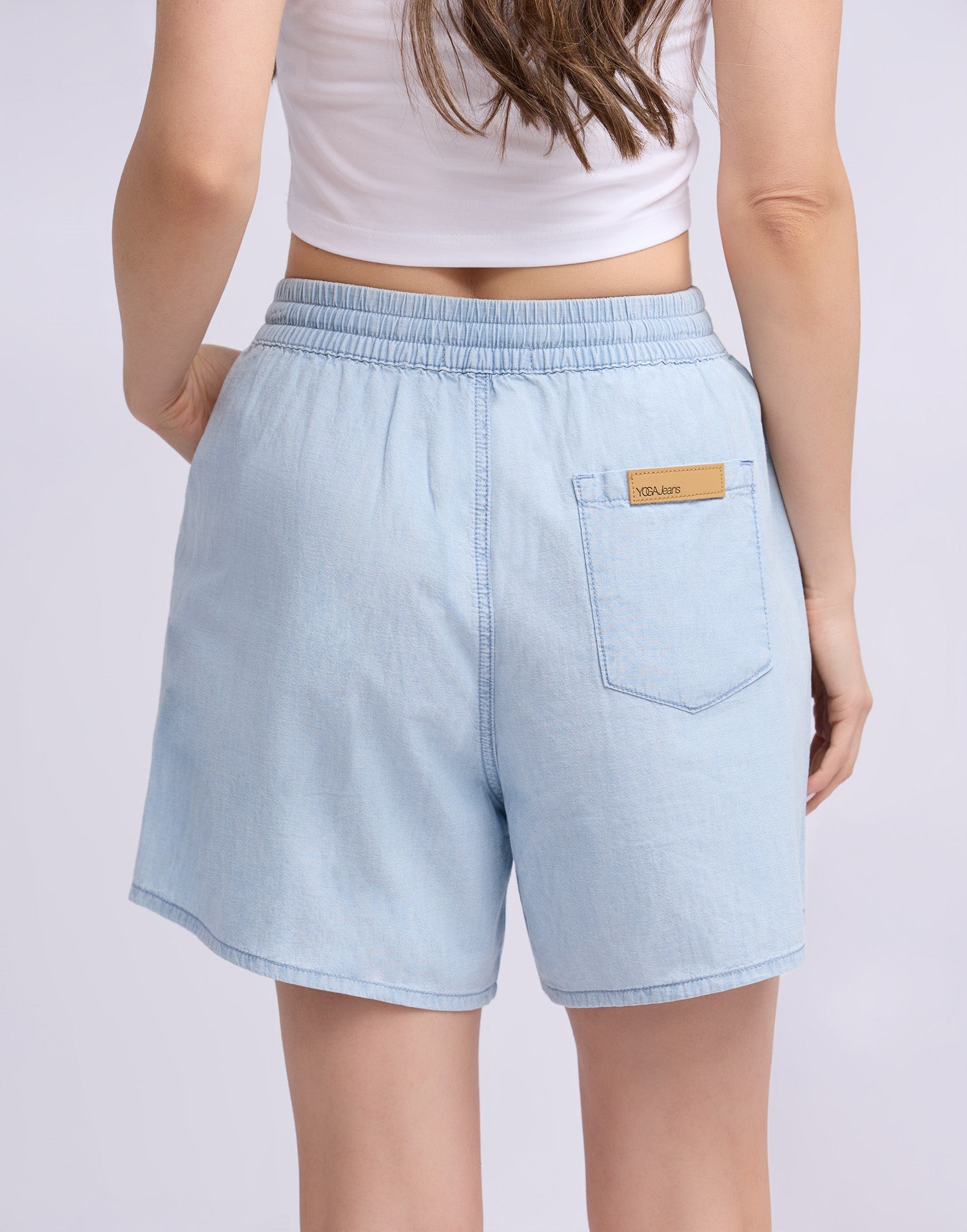 LUCILLE Yoga Jean Shorts