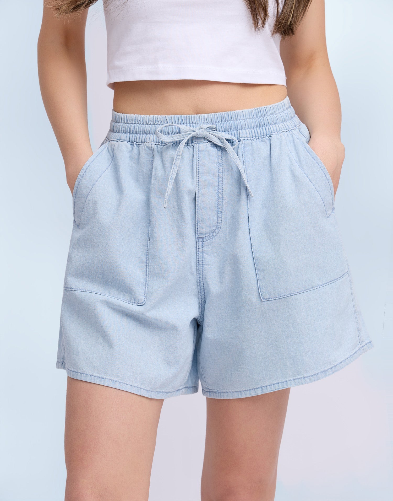 LUCILLE Yoga Jean Shorts