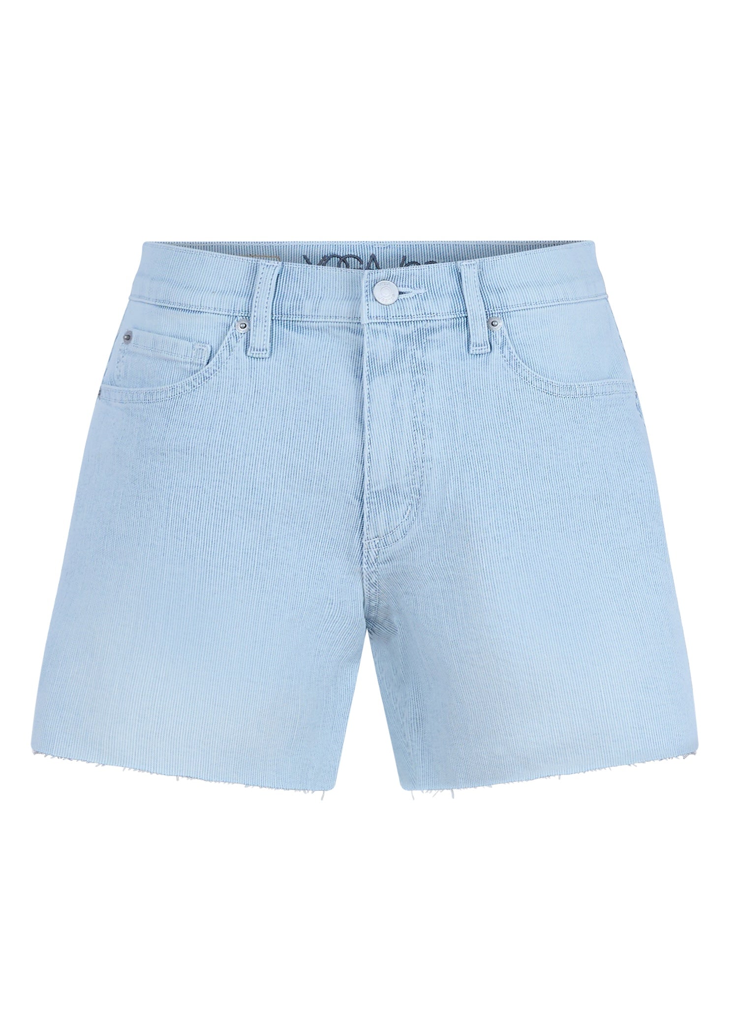 Yoga Jeans Lesley 6" Stretch Denim Shorts - Light Blue Wash
