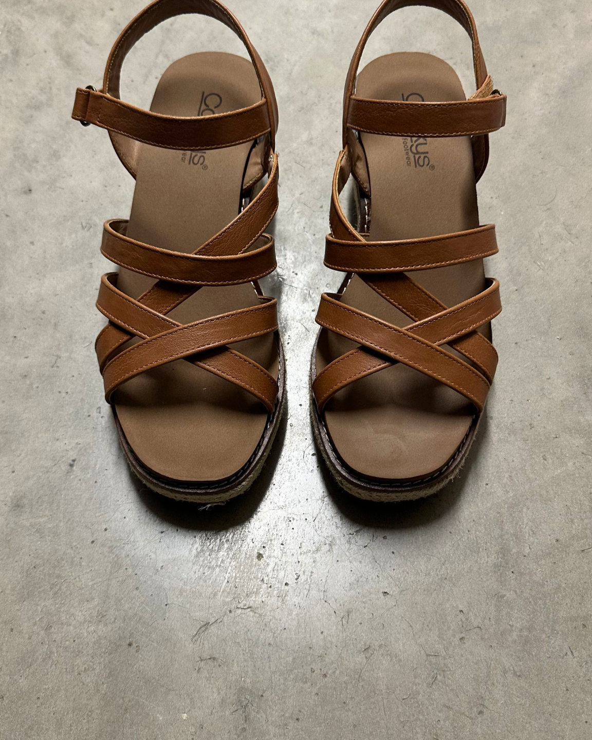 Corky's All Nighter Cognac Sandal