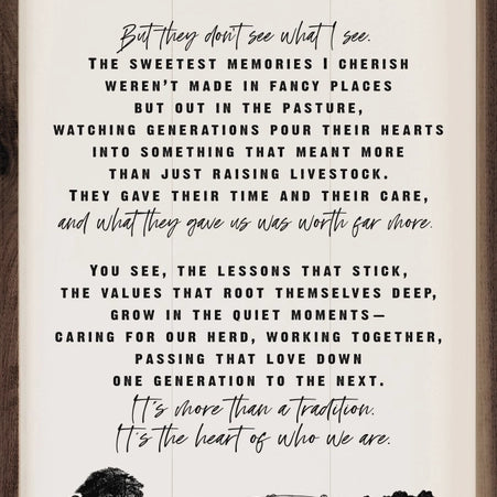 Cattle Story White 12x24