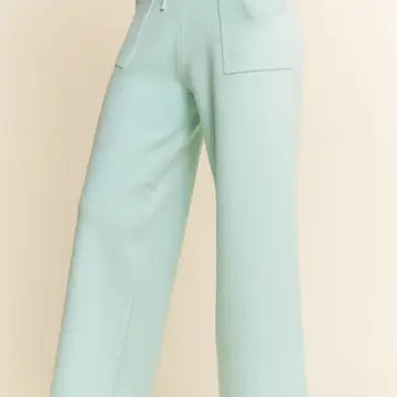 Soft Knit 2PC Set Long Sleeve Top & Bottoms