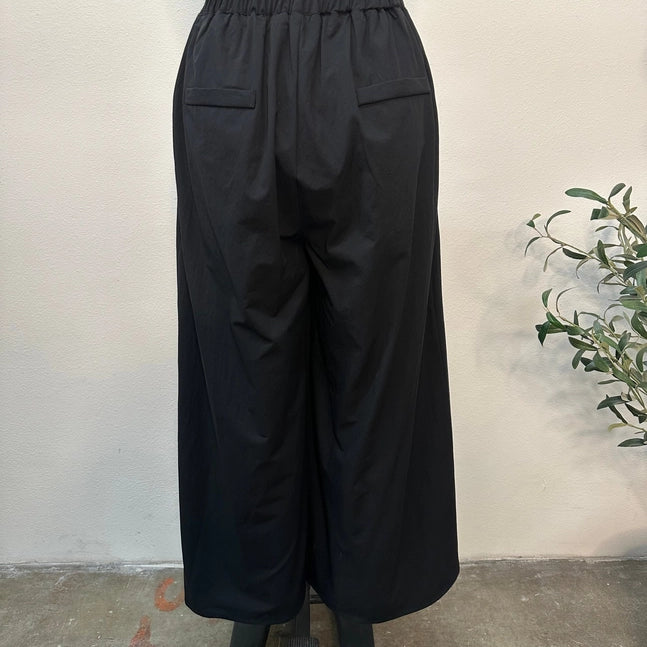Adele Premium Cotton Poplin Wide-Leg Pants