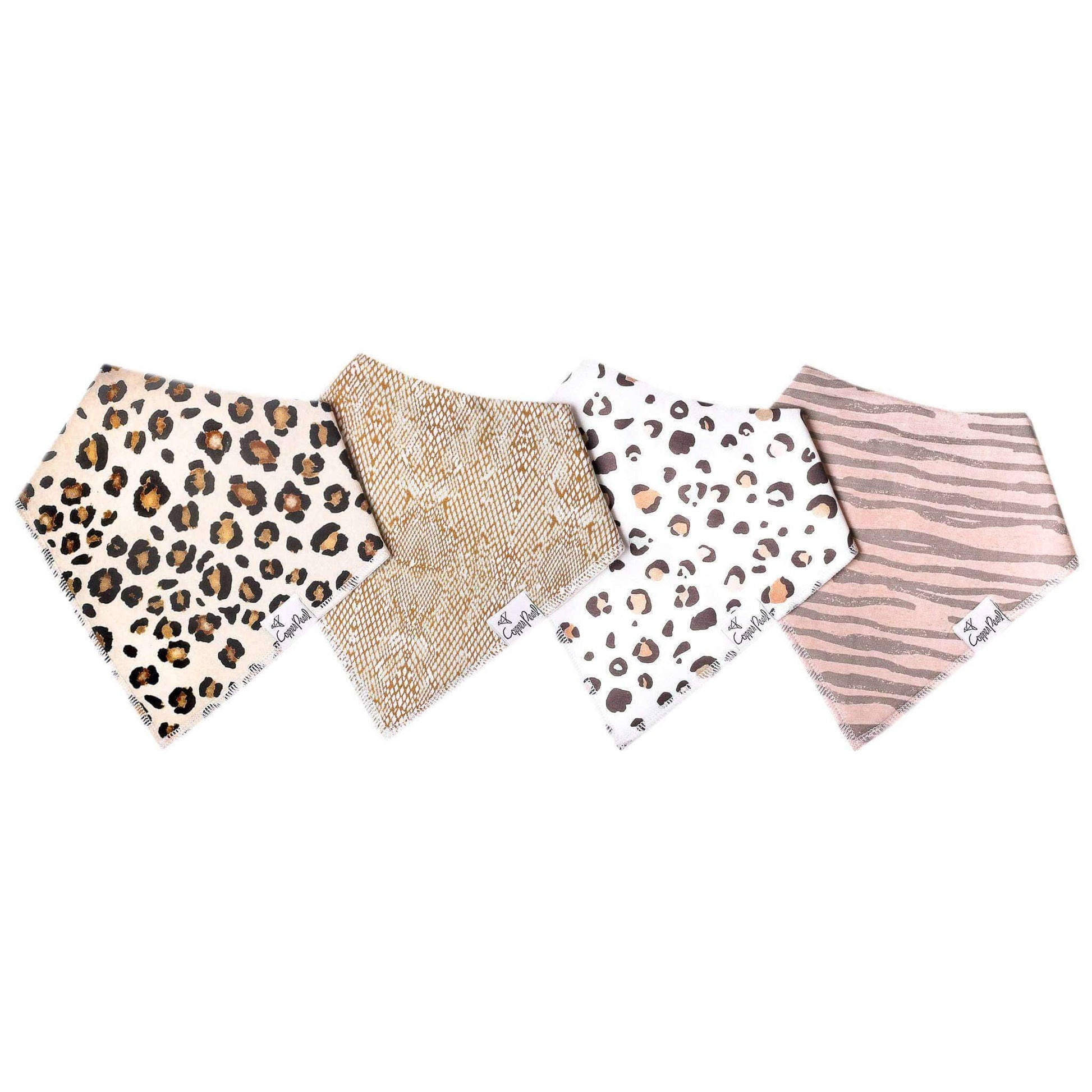 4 Pack Baby Bandana Bibs - Zara