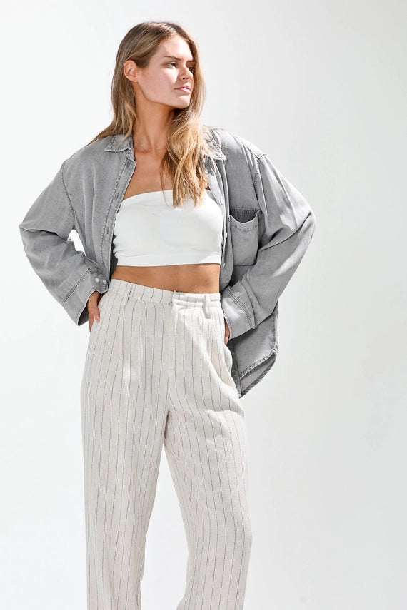 NoaBoa Washed Out Button Down