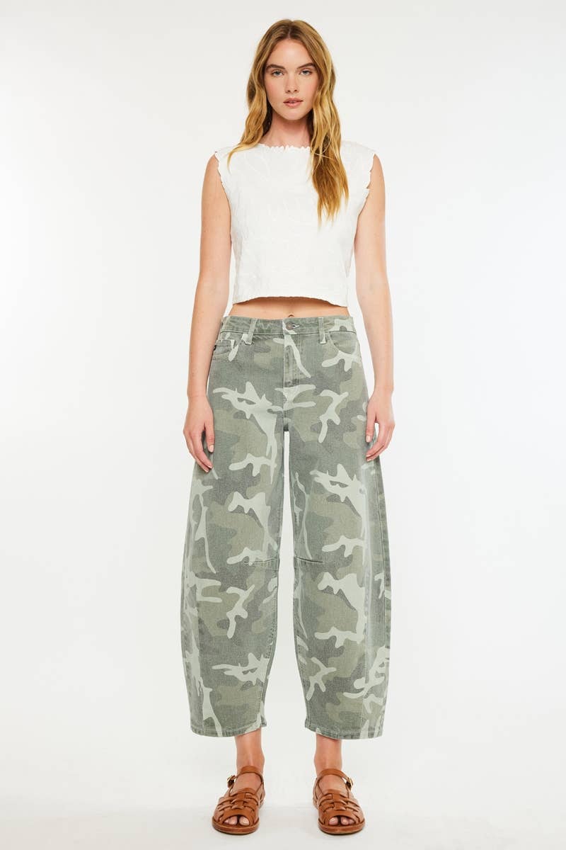 Kan Can High Rise Camo Print Horseshoe