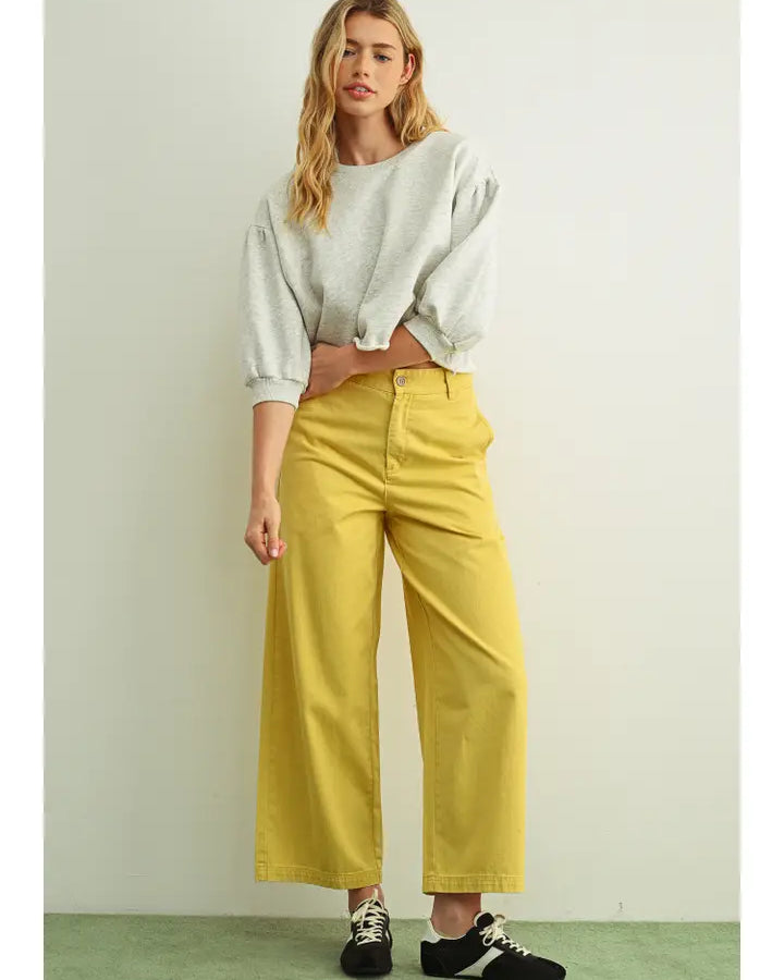 Cotton Barrel Pants
