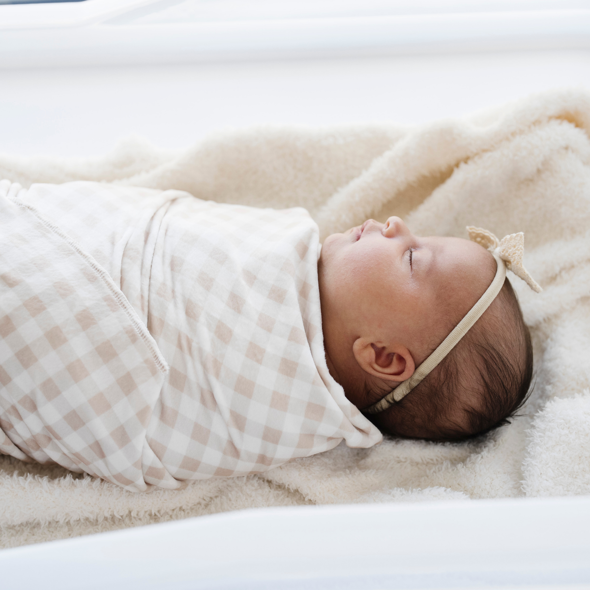 SARANONI MINKY STRETCH LUXE SWADDLE/BLANKET