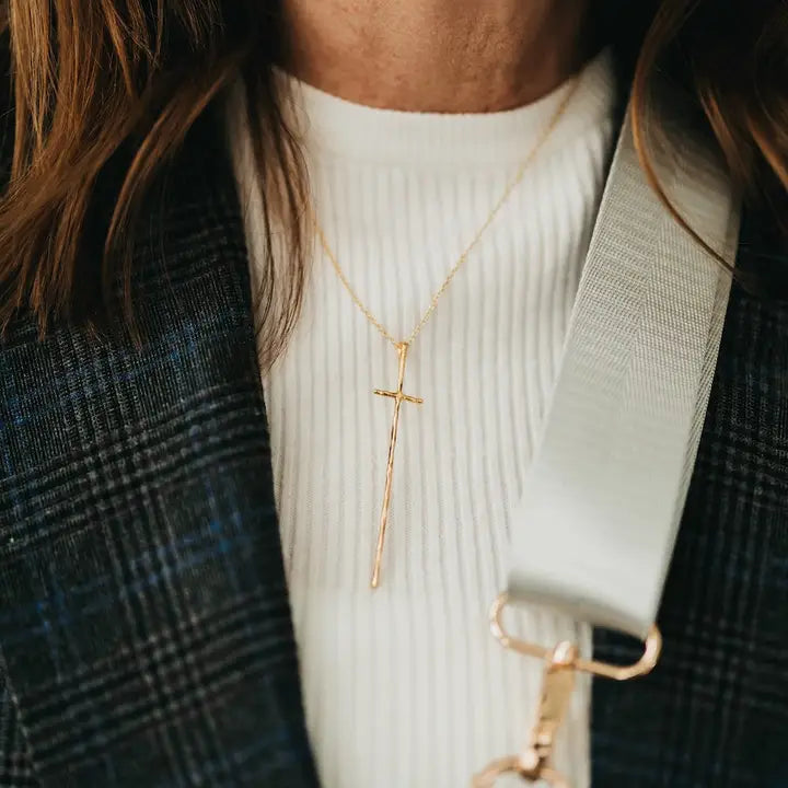 Modern Cross Necklace - Waterproof