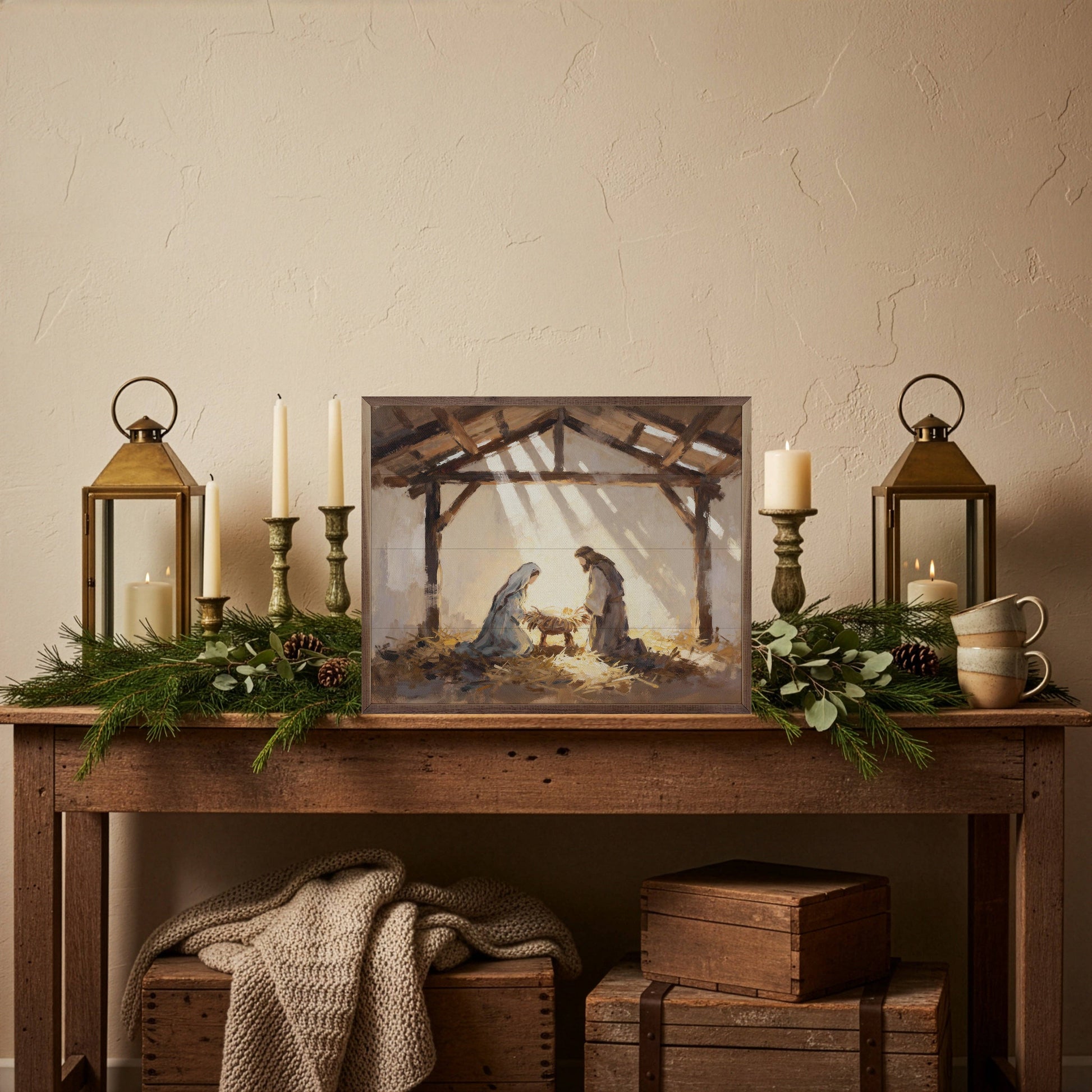 Holy Night Small Manger